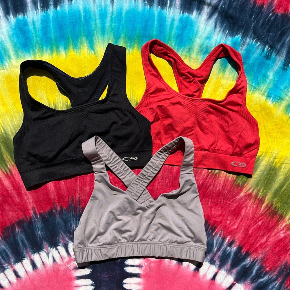 Set of 3 Champion Sports Bras Size S
